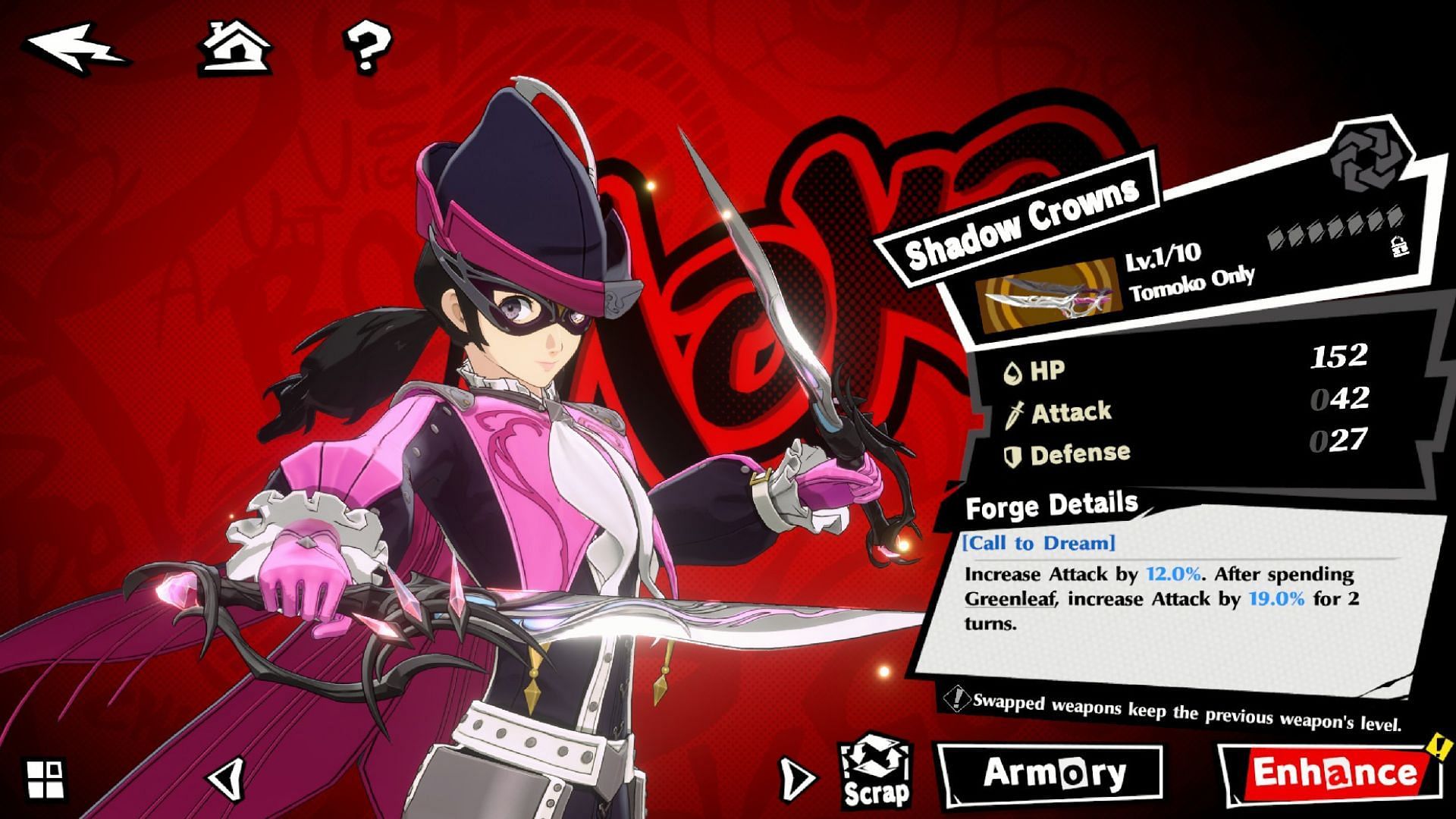 Weapon (Image via ATLUS)